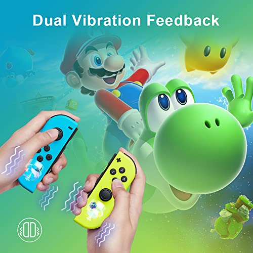 Hiyuky Switch Controllers JoyCon, with Upgrade Analog Sticks