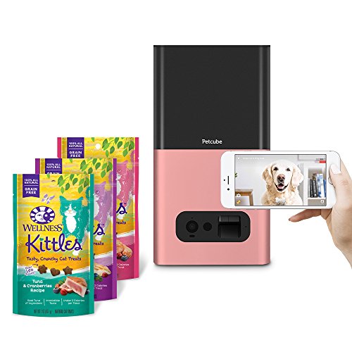 Wi Fi Best Treats For Petcube Petcube Bites Pet Camera (Rose Gold) With  Compatible Wellness