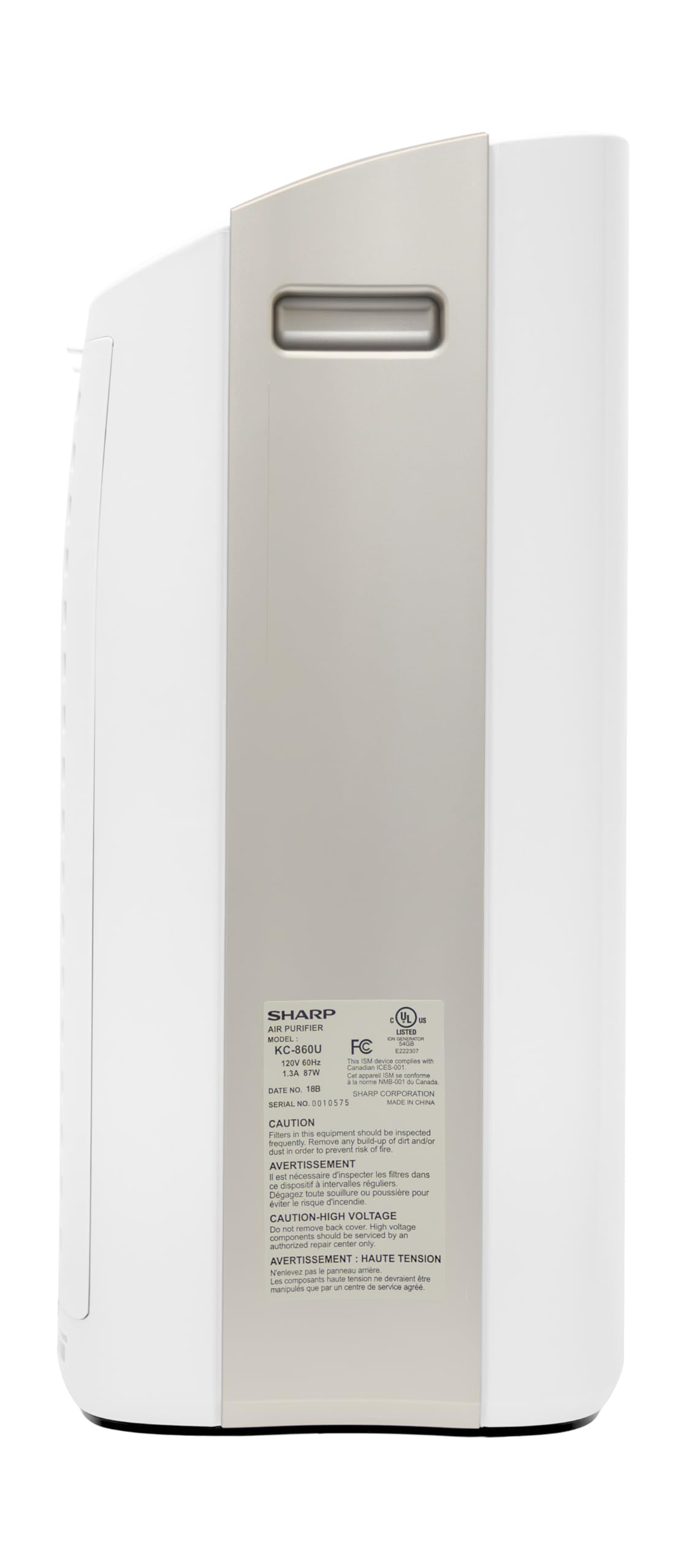 SHARP Air Purifier and Humidifier. Plasmacluster Ion Technology and Triple Filtration, including True HEPA Filter. Covers up to 1,650 sq. ft. for Large Rooms, for Dust, Smoke, and Pollen. KC860U