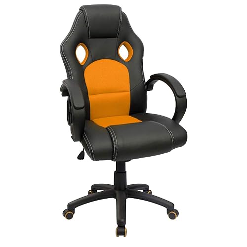 Furmax Office Chair Leather Desk Gaming Chair, High Back Ergonomic