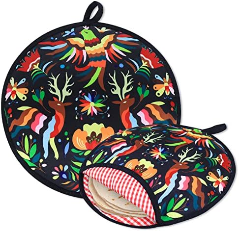 Tortilla-Wärmer Aus Stoff Für Die Mikrowelle – Hält Fladenbrot Warm & Frisch | 30 Cm, Ideal Für Partys & Zuhause