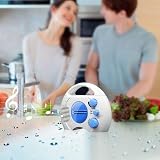 DASNTERED SY-910 Mini Portable AM FM Waterproof Shower Radio Hanging Battery view 2