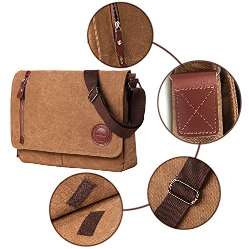 Ripley - BANDOLERA DE LONA VINTAGE PARA HOMBRES Y MUJERES BOLSA DE VIAJE DE  135' PARA PORTÁTIL (CAFÉ)