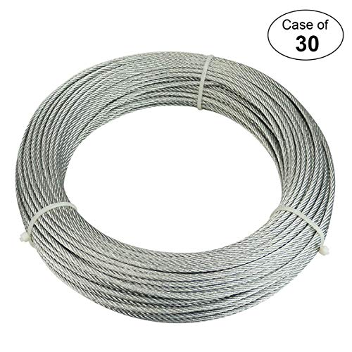 Muzata Stainless Aircraft Steel Wire Rope Cable For Railing ,Decking