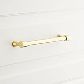 Signature Hardware 479482 Strasbourg 3-3/4 Inch Center to Center Bar Cabinet Pull - Polished Brass