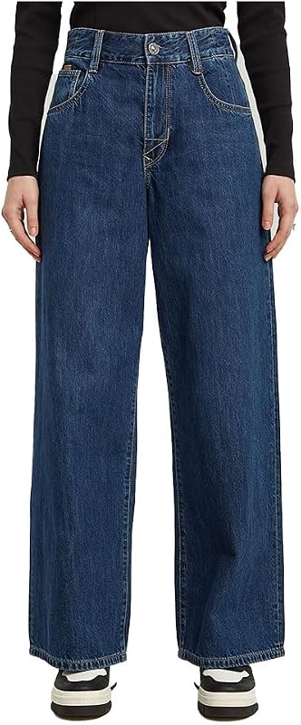Calças baixas femininas Skater, Azul (Usado em Sentry Blue D25286-d536-G334), 29W / 34L