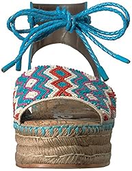 Sam Edelman Women's Neera Sandal, Blue/Multi, 5 M US