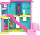 Barbie Mini BarbieLand Dreamhouse Set with Elevator Pool 1.5in Doll HYF46 view 4