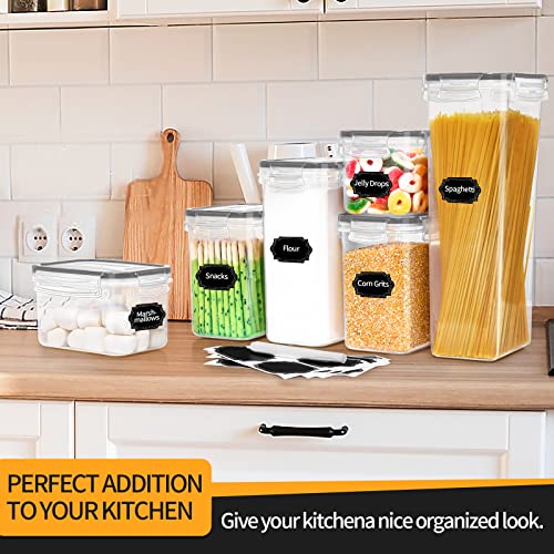 PRAKI 25 Pack Airtight Food Storage Containers Set, BPA Free Plastic