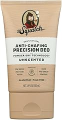 Dr. Squatch Unscented Anti Chafe Deodorant, 3.4 FZ