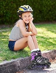 2PM SPORTS Girls Adjustable Inline Skates, Fun
