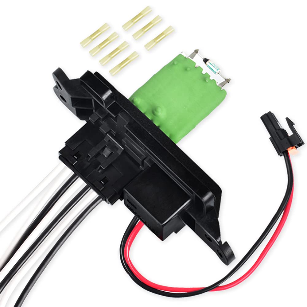 Photo 1 of FAERSI 89019088 HVAC Blower Motor Resistor Kit with Harness Compatible with 2003-2006 Chevy Silverado Tahoe Avalanche Suburban GMC Sierra Yukon Cadillac Escalade Replaces# 973-405, 15-81086, 22807123