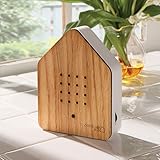 Cherry Wood Zwitscher Box - Bird Chirping Ambient Sound - Battery Powered