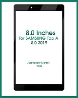 SRJTEK For Samsung Galaxy Tab A 8.0 2019 Screen Replacement T290 Outer Glass view 3