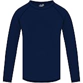Boys' Rash Guard Long Sleeve UPF 50 Sun Shirts for Toddler Kids Rashguard Water Swimming