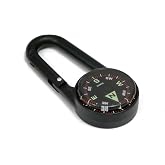 Coghlan's Compass &ndash; Carabiner, Liquid-Filled Navigation Tool for Hiking, Camping, Survival &amp; Orienteering