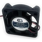 Coolerguys 12v Ultra Quiet Fan for Pi Devices, 3D Printers, and Microelectronics (40x10mm)