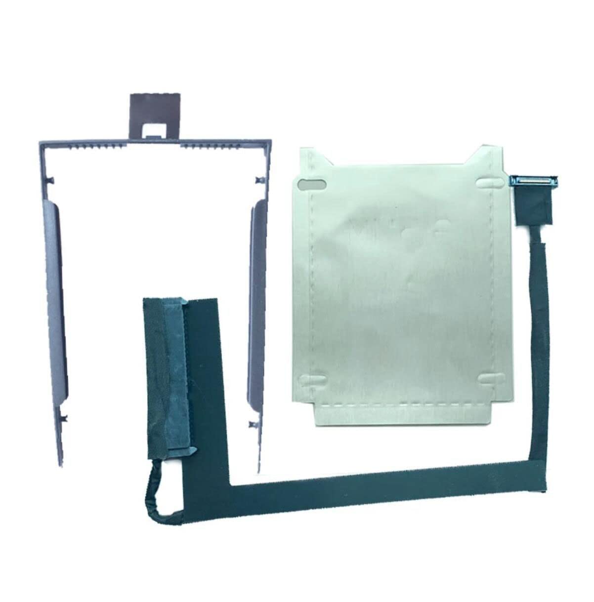 segoo New SATA Hard Drive Caddy Bracket Tray with SSD HDD Cable Holder Tin Foil Replacement for Lenovo Thinkpad P52 EP520 DC02C00CR10