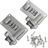Mewutal 2 Pack Suitcase Combination Lock Silver Gray Tool Box Hasp | Gray Combination Password Locks, Silver Briefcase Replacement Hasp Lock, Zinc Alloy Keyless Buckle for Toolbox Cosmetic Case