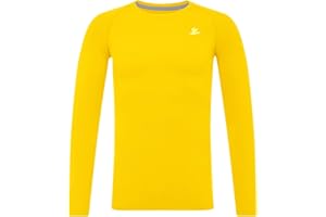 DEVOROPA Youth Boys Compression Shirt Long Sleeve Football Baseball Undershirt Quick Dry Sports Baselayer