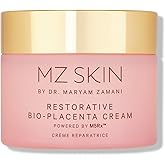 MZ SKIN Restorative Bio-Placenta Cream Moisturizer 1.69 fl oz - M5Rx Technology Anti-Aging Treatment For Collagen Production & Wrinkles To Give Plumper, Smoother Skin, With Hyaluronic Acid