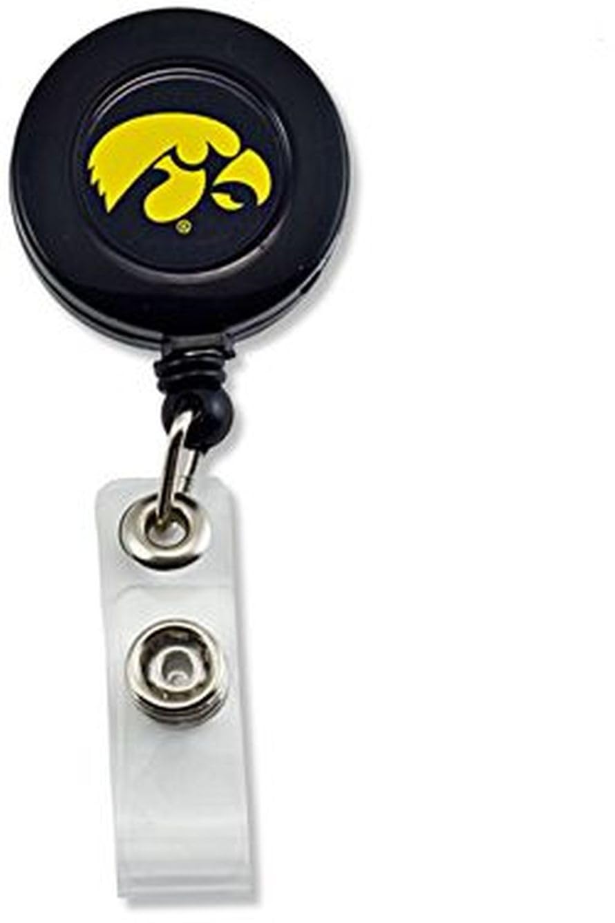 aminco NCAA Iowa Hawkeyes Badge Reel