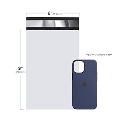 Fuxury 6x9 100pc white Poly Mailers Shipping