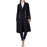 Victor Alfaro Collective womens Navy Twill Double Breasted Coat