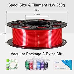 1.75mm Silk Shiny PLA 6 in 1 Basic Colors Bundle