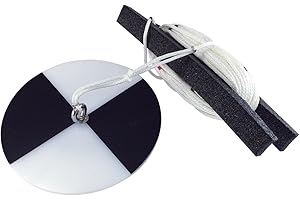 LaMotte 0171-CL Secchi Disk with Black and White Quadrants and Calibrated Line