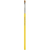 Bdellium Tools Professional Makeup Brush - Studio Series 711 Pointed Tip Liner - With Soft Synthetic Fibers, For Lining the Eyes (Yellow, 1pc)