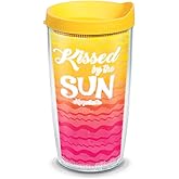 Tervis 1320278 Margaritaville - Kissed By Sun Insulated Tumbler with Wrap and Lid 16 oz - Tritan Clear