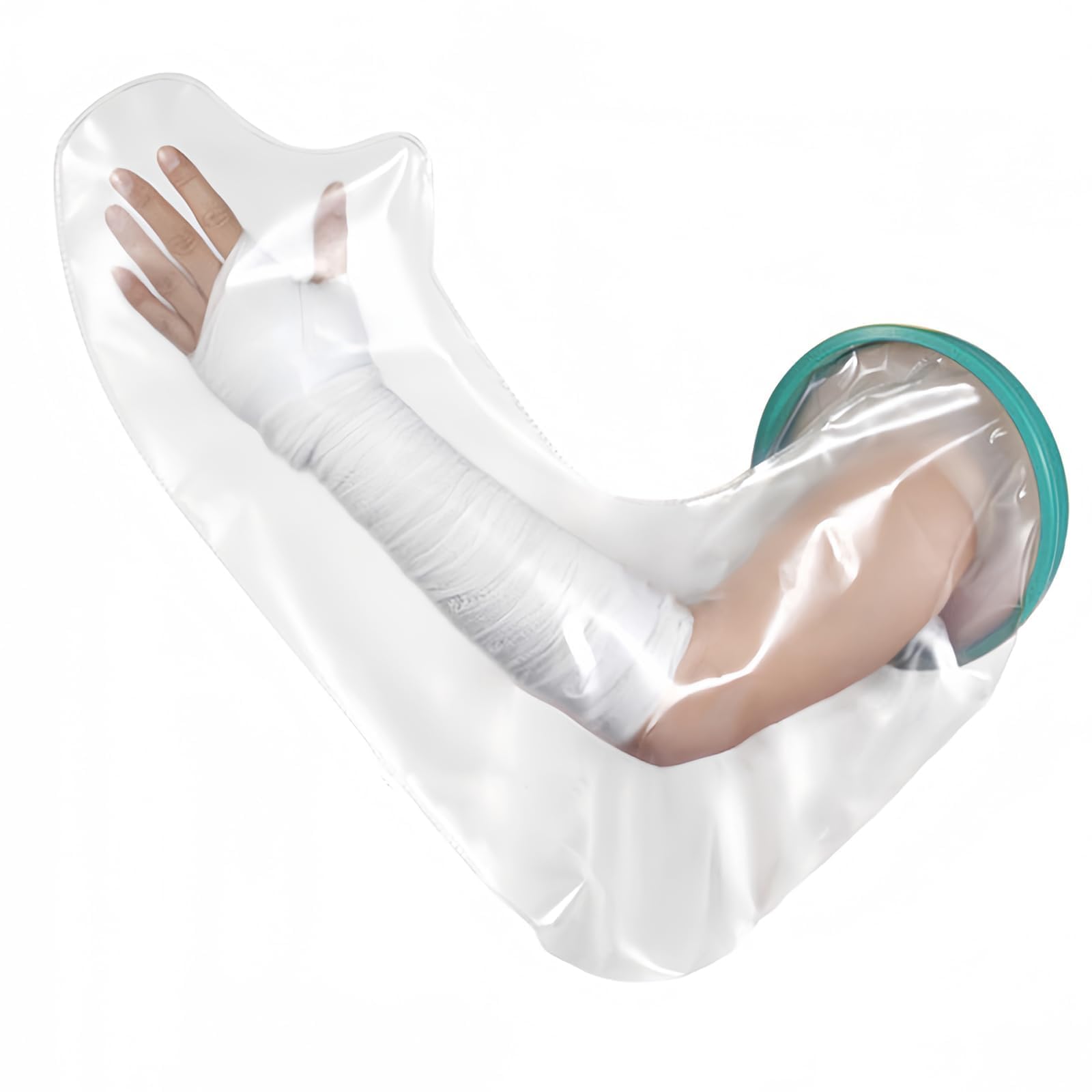 QXCFTW Waterproof Arm Cover for Shower, Plaster Cast Waterproof Cover Arm, Soft Comfortable Cast Protectors for Wrist, Finger, for Bandages, Dressings, Reusable Durable