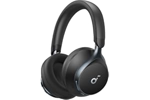 Soundcore by Anker, Space One, Active Noise Cancelling Headphones, 2X Stronger Voice Reduction, 40H ANC Playtime, App Control, LDAC Hi-Res Wireless Audio, Comfortable Fit, Clear Calls, Bluetooth 5.3
