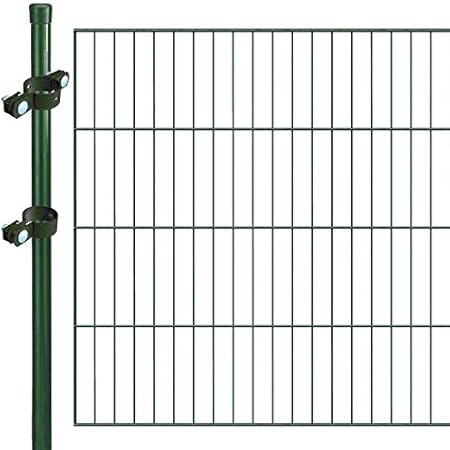 Zaunfreunde.de 6 m Einstabmattenzaun Set grün, Höhe 75 cm: Amazon.de: Garten