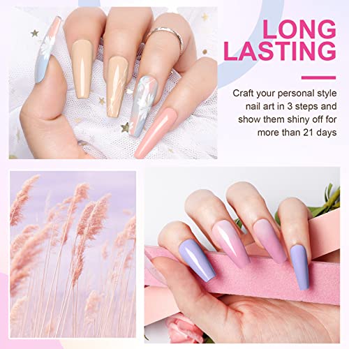 Gel Nail Polish Kit with UV Light, Joytii 12 Colors Gel Polish with UV