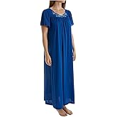Shadowline Women's Petals 53 Inch Short Flutter Sleeve Long Gown