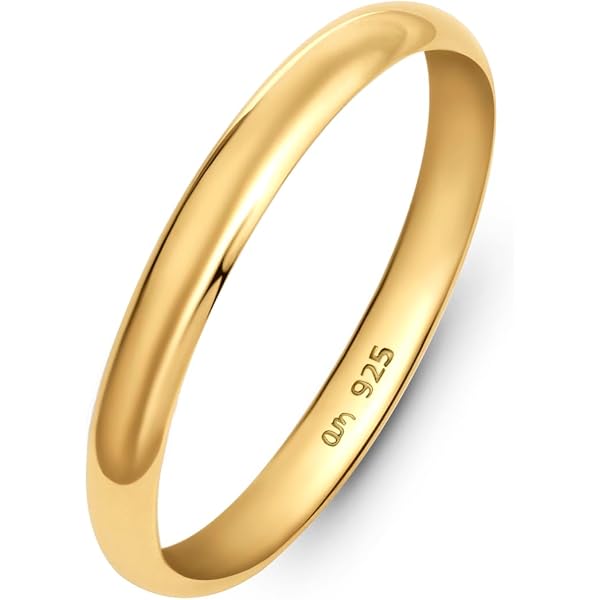 Bague Alliance Or Jaune 14 Carats 6 Mm - Coupe Classique Unie Taille Variable (neuve)