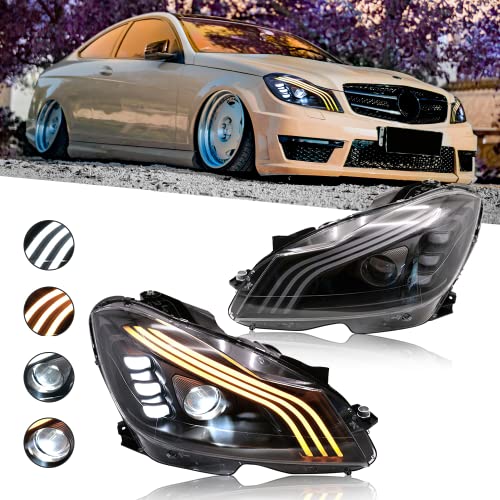 New Headlamp for Mercedes C300 Headlight 20072014 Cclass 2009 Benz