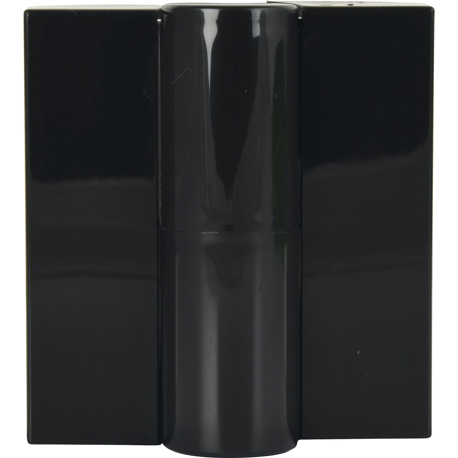 ECO Screw-On Partition Tape Left (Partition Wall Fitting), Door Hinge with Cover Caps, Plastic, Black