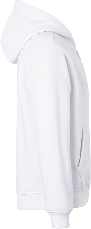 Byron Kids, sweatshirt infantil com fecho e capuz, cor branca, Tamanho 3/4 — foto 3 de 7