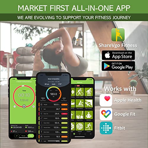 ShareVgo Smart Rower Folding Rowing Machine with Free APP for