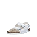 Birkenstock Sandals, White, 4.5 US Unisex Big Kid