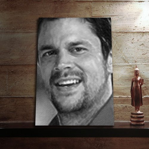 JOHNNY KNOXVILLE - Original Art Print (A4 - Signed by the Artist) #js001