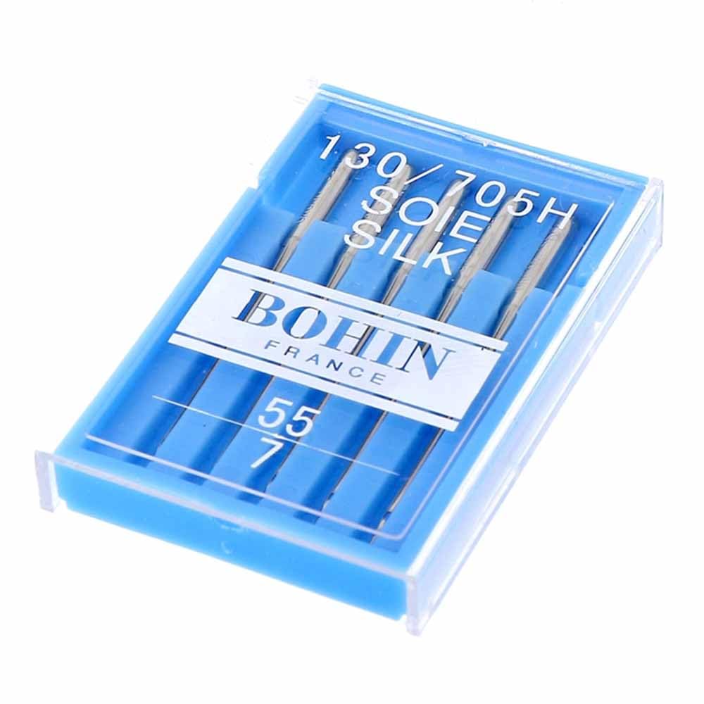 Bohin - Silk Silver (55-7) Machine Needles - 5 Needles