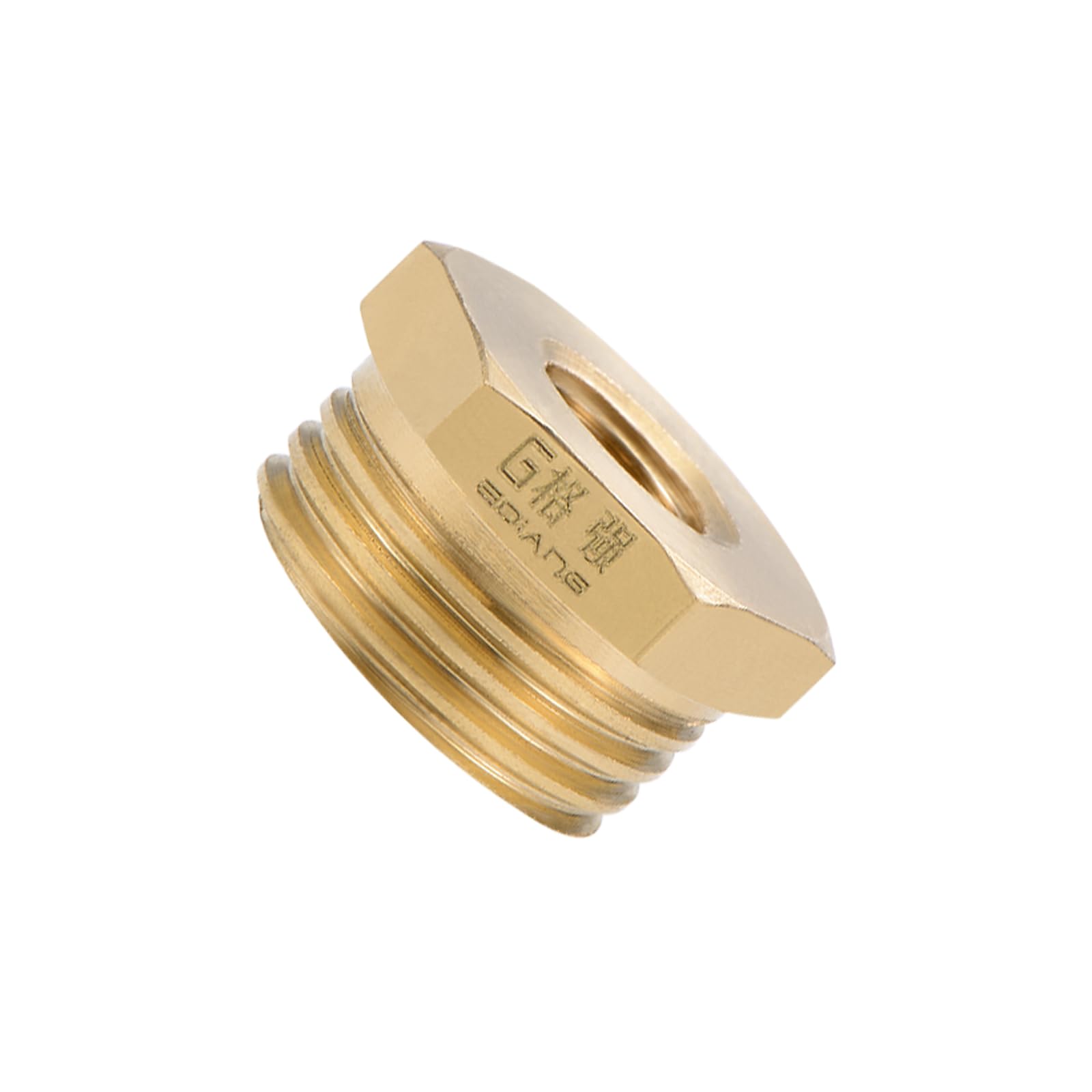 METALLIXITY Brass Hose Fitting Connector (12mm/0.5") 1Pcs, G1/2" Male to G1/8" Female Thread Hose Tube Nozzle Adapter - for Home Hose Tube