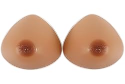 Vollence C Cup Triangle Silicone Breast Forms Fake