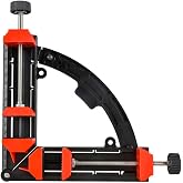 Eewudwok Multi Angle Degree Corner Clamps, Adjustable 30-90 Degrees Sawing Mitre Right Angles Measuring Cutting Tool for Woodworking Photo Frame (New-black)