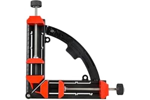 Eewudwok Multi Angle Degree Corner Clamps, Adjustable 30-90 Degrees Sawing Mitre Right Angles Measuring Cutting Tool for Wood