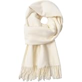 Winter Scarf for Women Cold Weather - Soft Warm Shawls Scarves with Tassels | Soft warm winter scarf for women with tassel design, 78.7''&times;26.8'' size, cozy cold weather shawl for daily wear